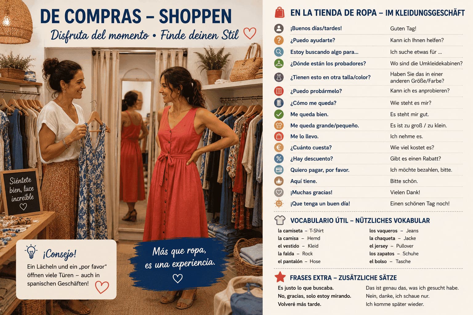 Shoppen in Spanien